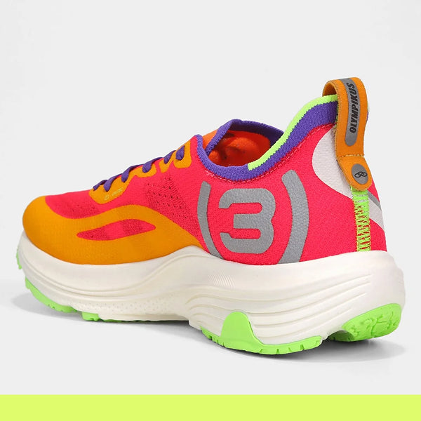 Tênis Corre 3 Pink + – Amarelo Ensolarado