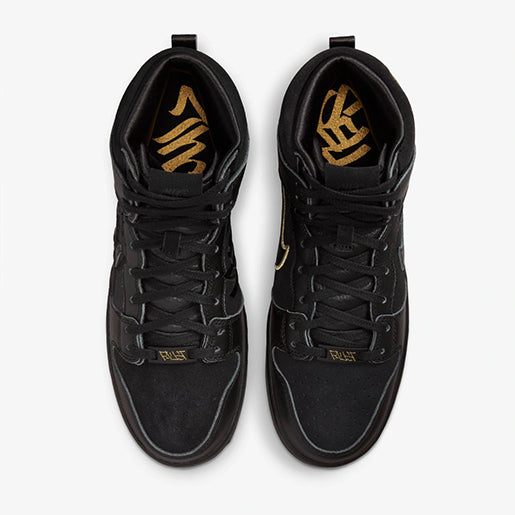 SB Dunk High FAUST Black – Gold Premium