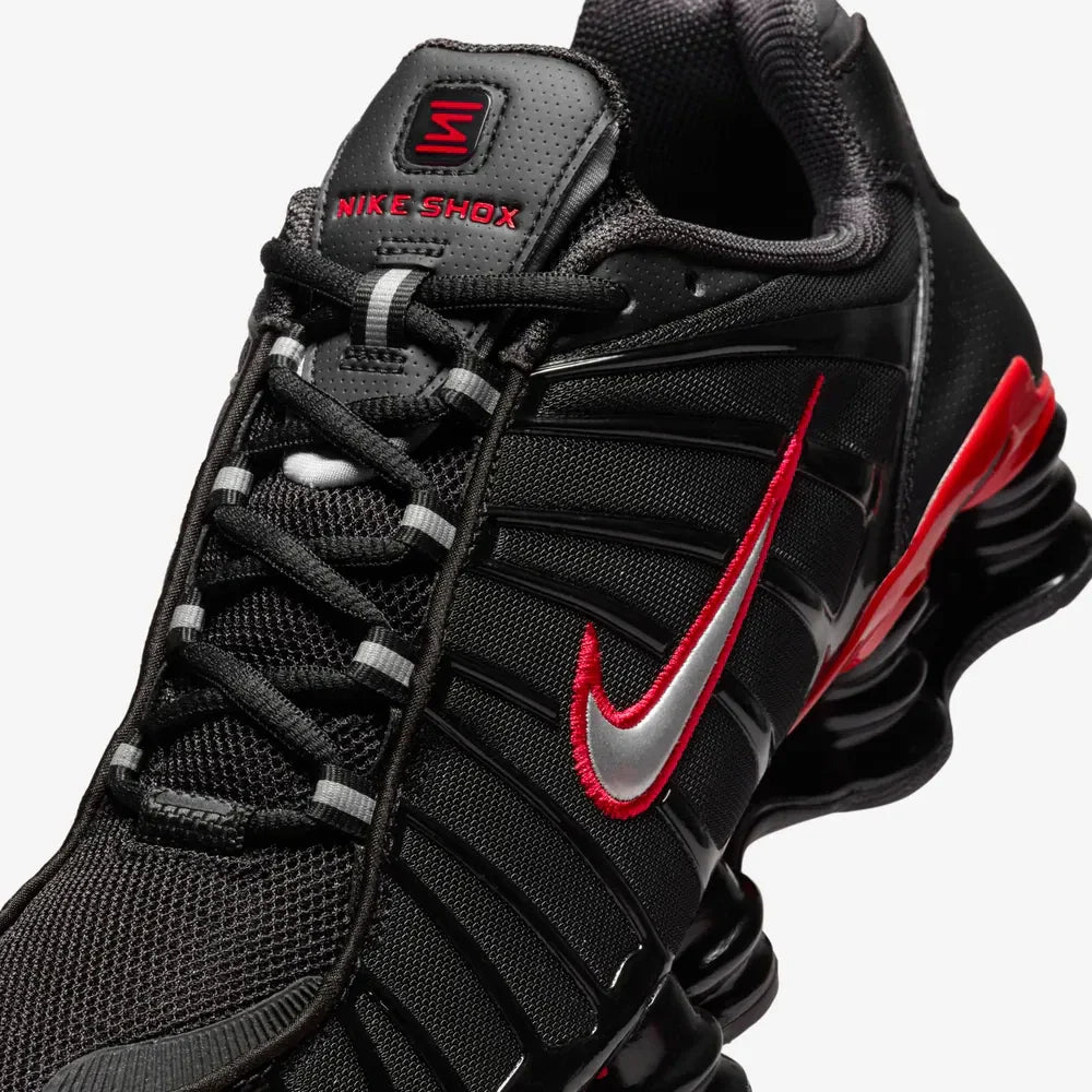 Shox TL - Preto Vermelho Universitário