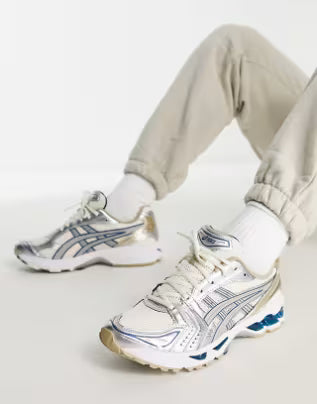 Gel-Kayano 14 Creme e Prata