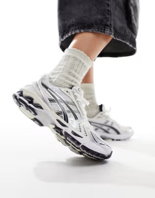 Gel-Kayano 14 Branco Prata com Azul