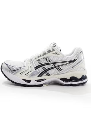 Gel-Kayano 14 Branco Prata com Azul