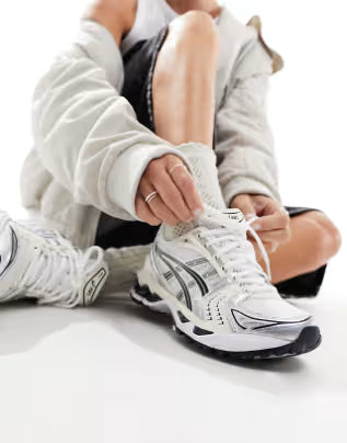 Gel-Kayano 14 Branco Prata com Azul