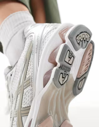 Gel-Kayano 14 Branco com Prata Lunar