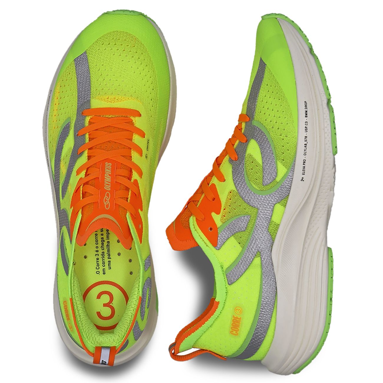 Tênis Corre 3 – Verde Natural