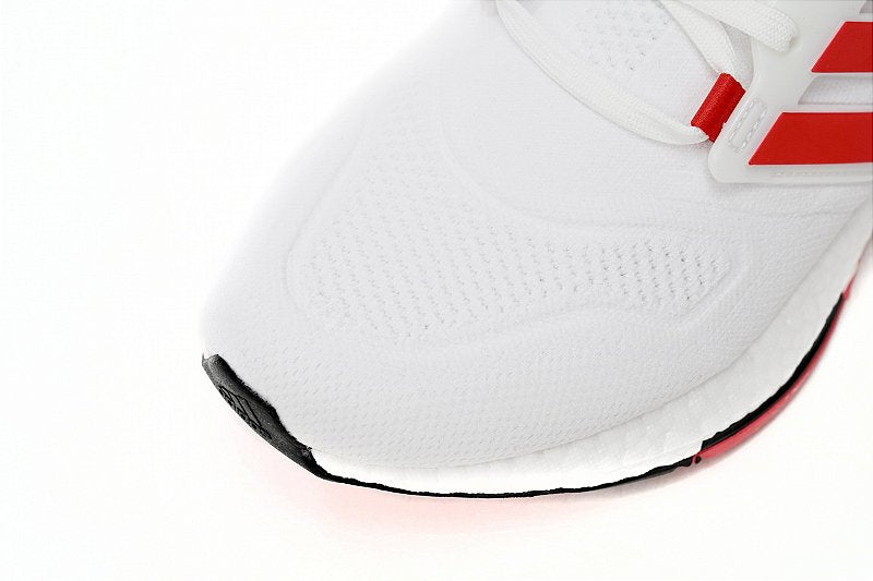Ultraboost 22 - White Vivid – Red Exclusivo
