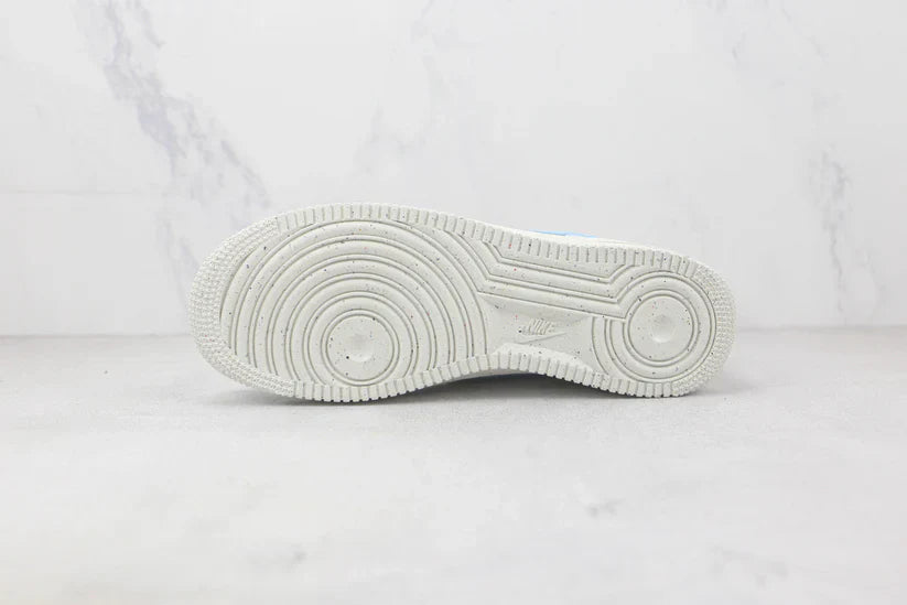 Nike Air Force 1 82 Double Swoosh White Médium – Blue Confortável