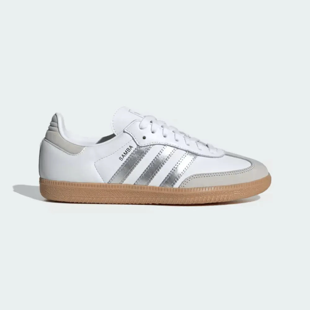 SAMBA OG Silver – Metallic Clássico