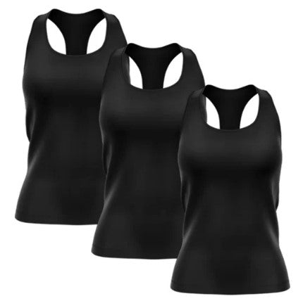 Kit 3 Regata Nadador Feminina Dry Proteção Solar UV Fitness Academia Treino Blusinha – Regatas Exclusivo