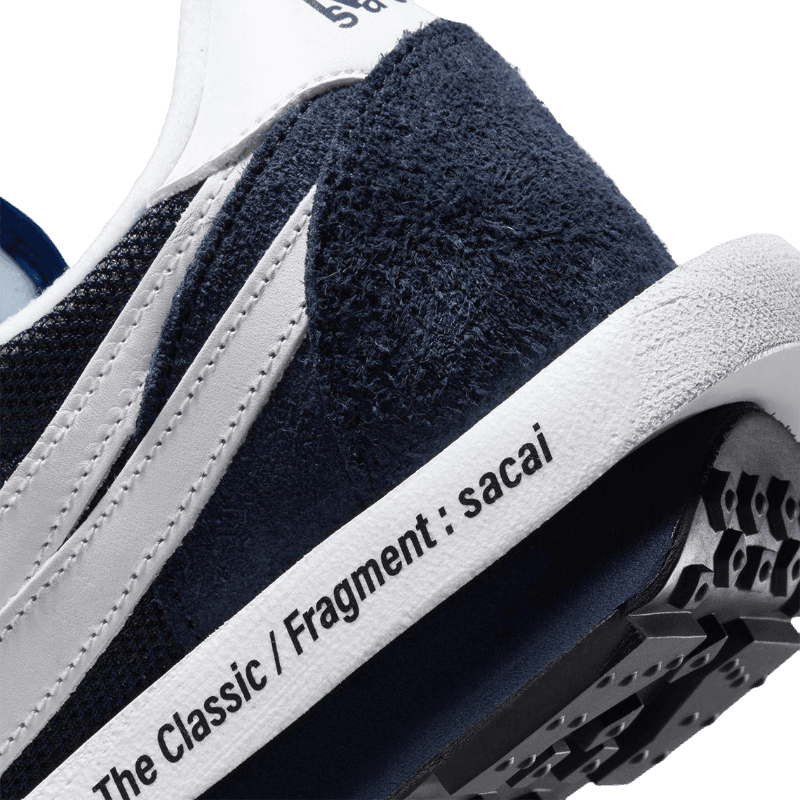 Sacai x Fragment LDWaffle Blackened – Blue Premium