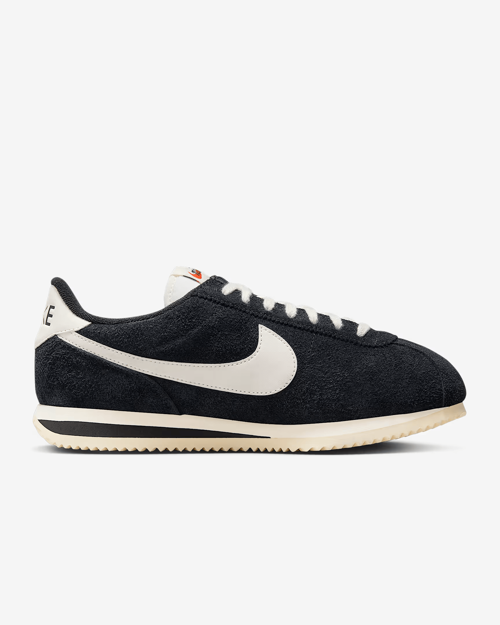 CORTEZ – Preto com Branco Vintage Suede
