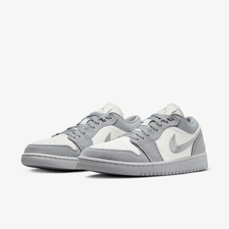 Air Jordan 1 Low Light Steel – Grey Clássico