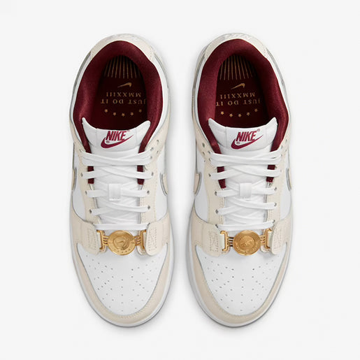 Dunk Low Just Do It White – Phantom Confortável