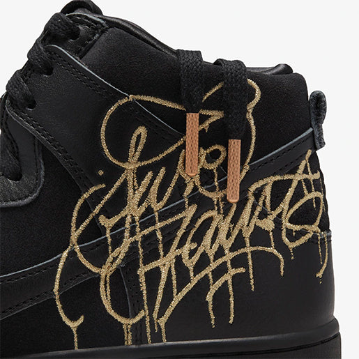 SB Dunk High FAUST Black – Gold Premium