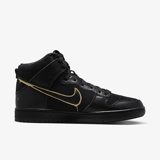 SB Dunk High FAUST Black – Gold Premium