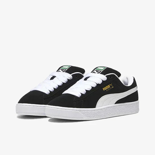 Suede XL Black – White Elegante